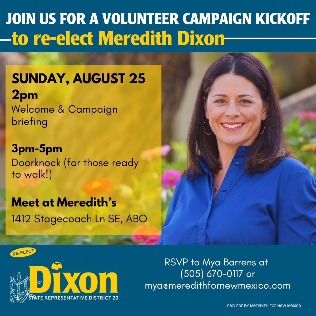 You are currently viewing Meredith Dixon’s Volunteer Kick-Off