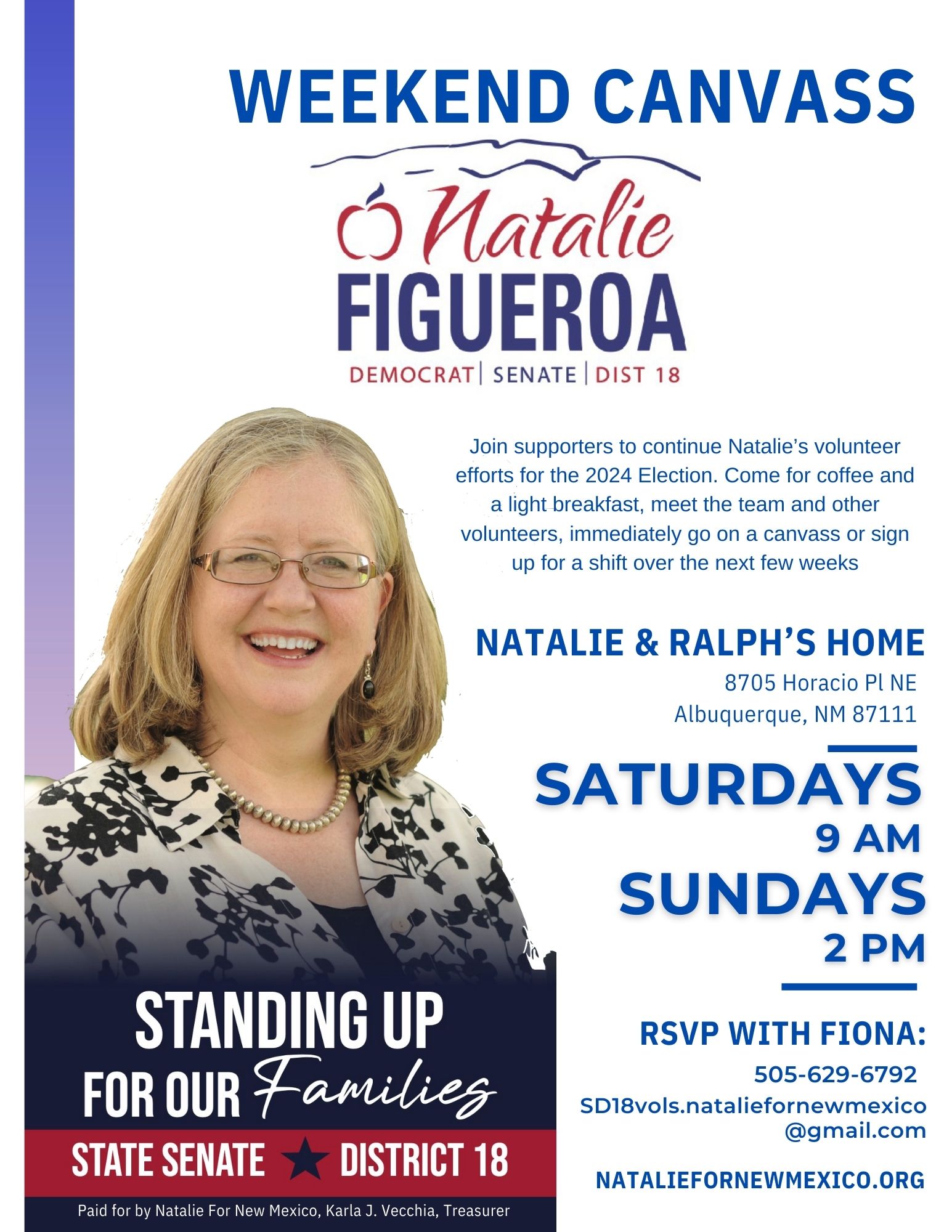 You are currently viewing Canvass with Natalie Figueroa for SD-18