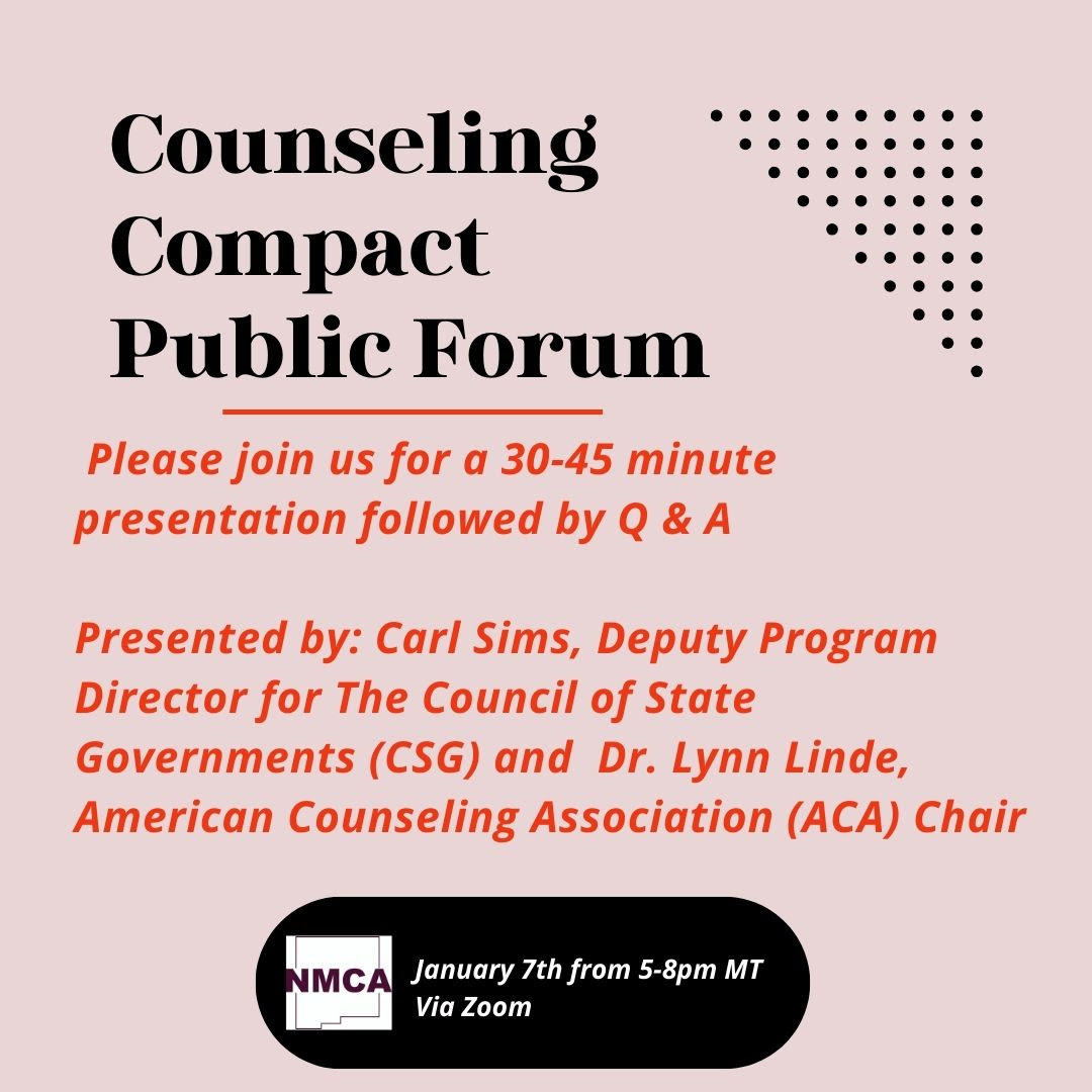 You are currently viewing Counseling Compact Public Forum
