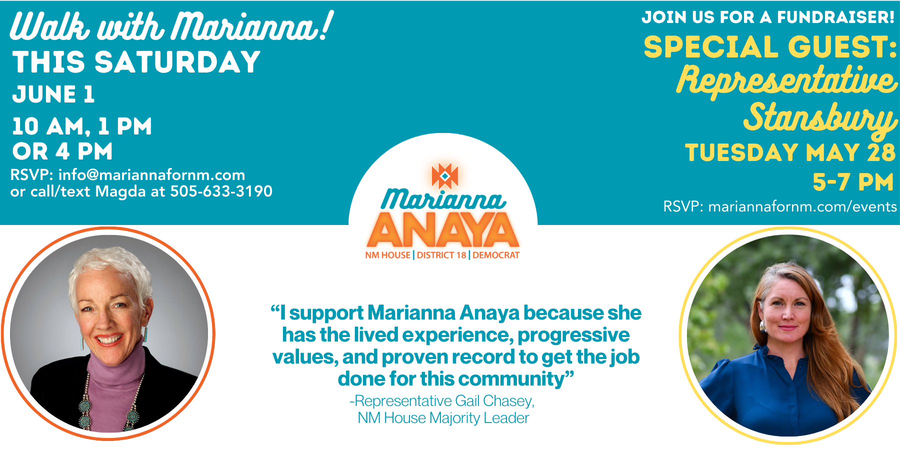 You are currently viewing Walk with Marianna and Join us for a fundraiser!