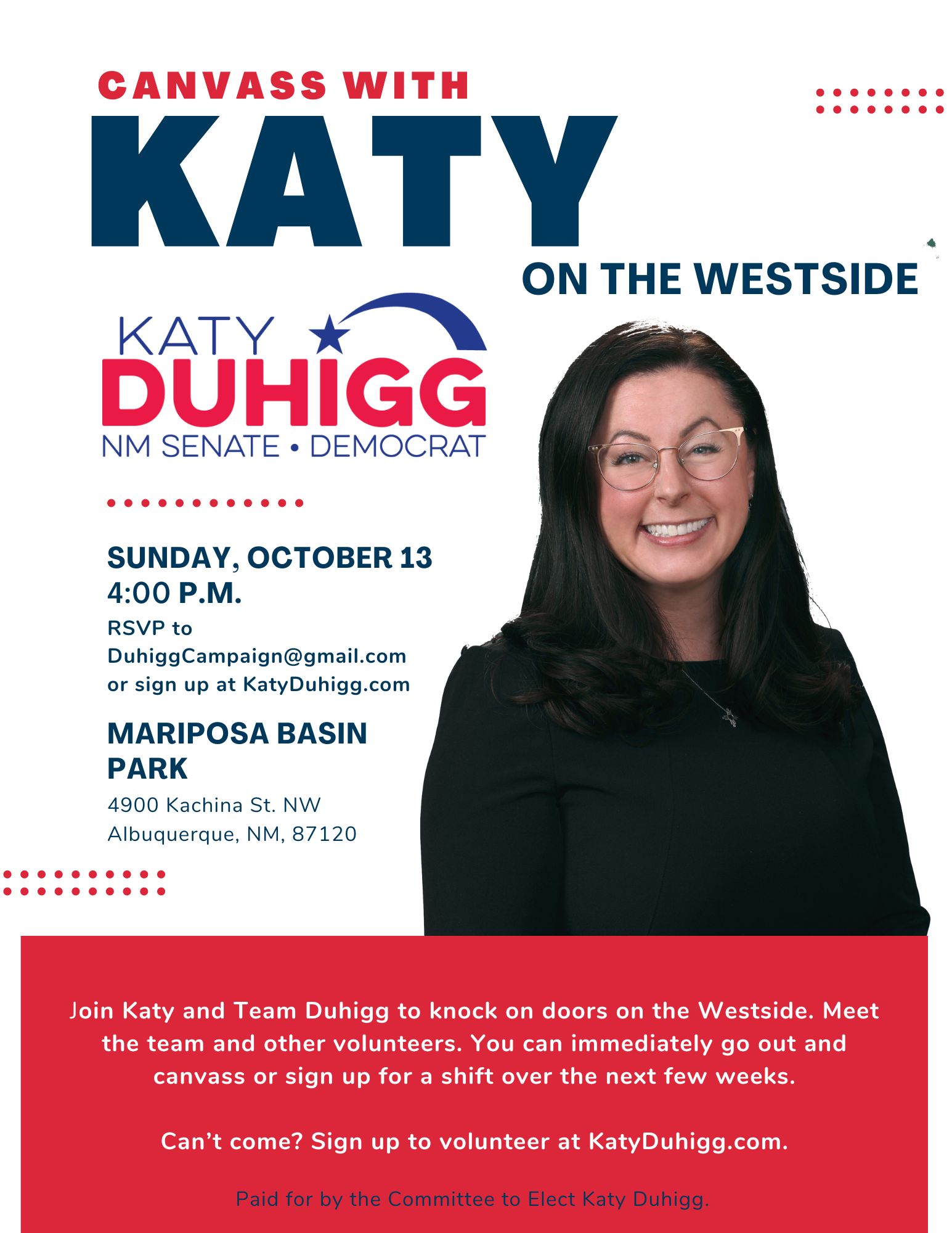 You are currently viewing Canvass on the Westside with Senator Katy Duhigg