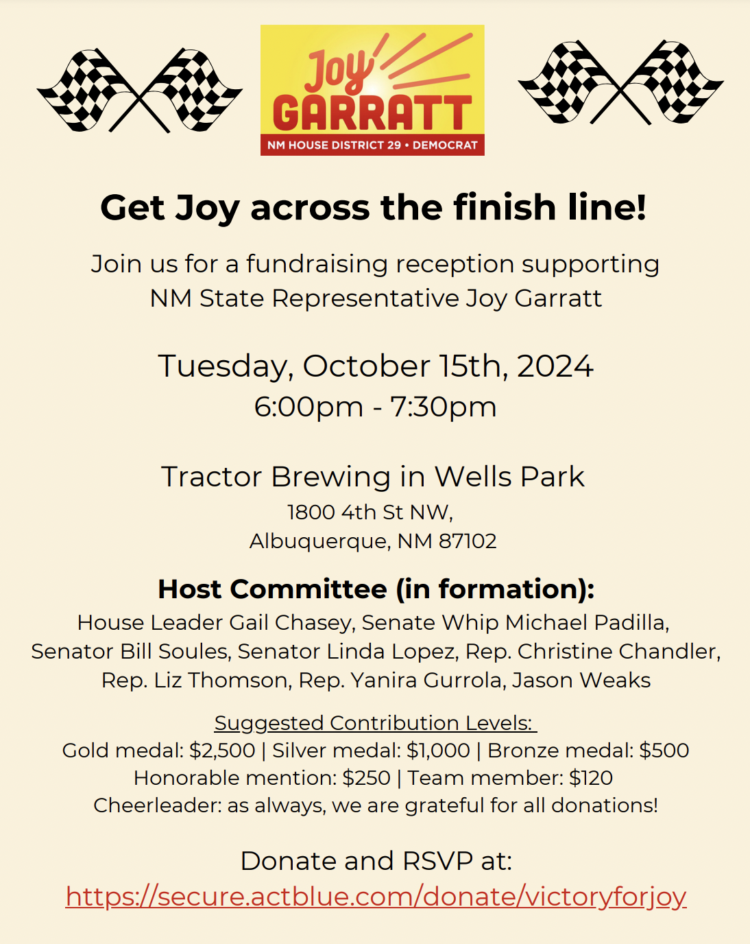 You are currently viewing “Get Joy across the finish line!” Fundraiser