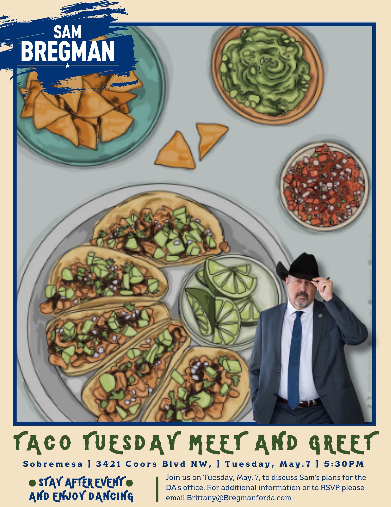 You are currently viewing Bregman Taco Tuesday Meet and Greet