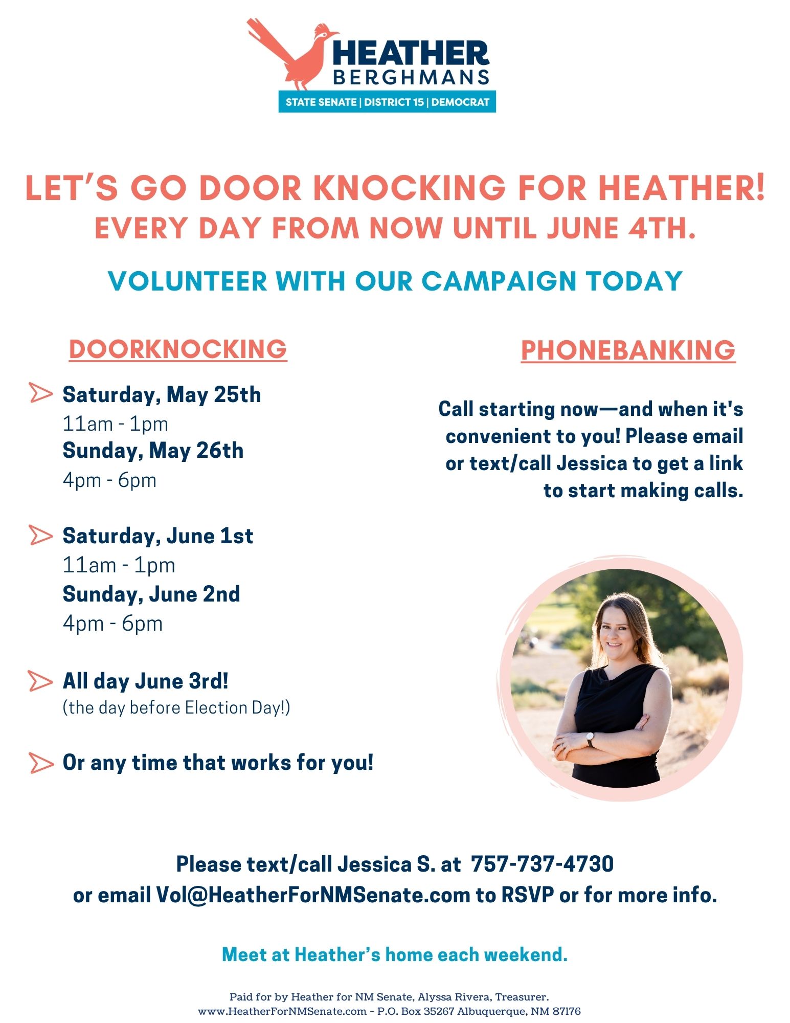You are currently viewing Let’s elect Heather Berghmans to Senate District 15!