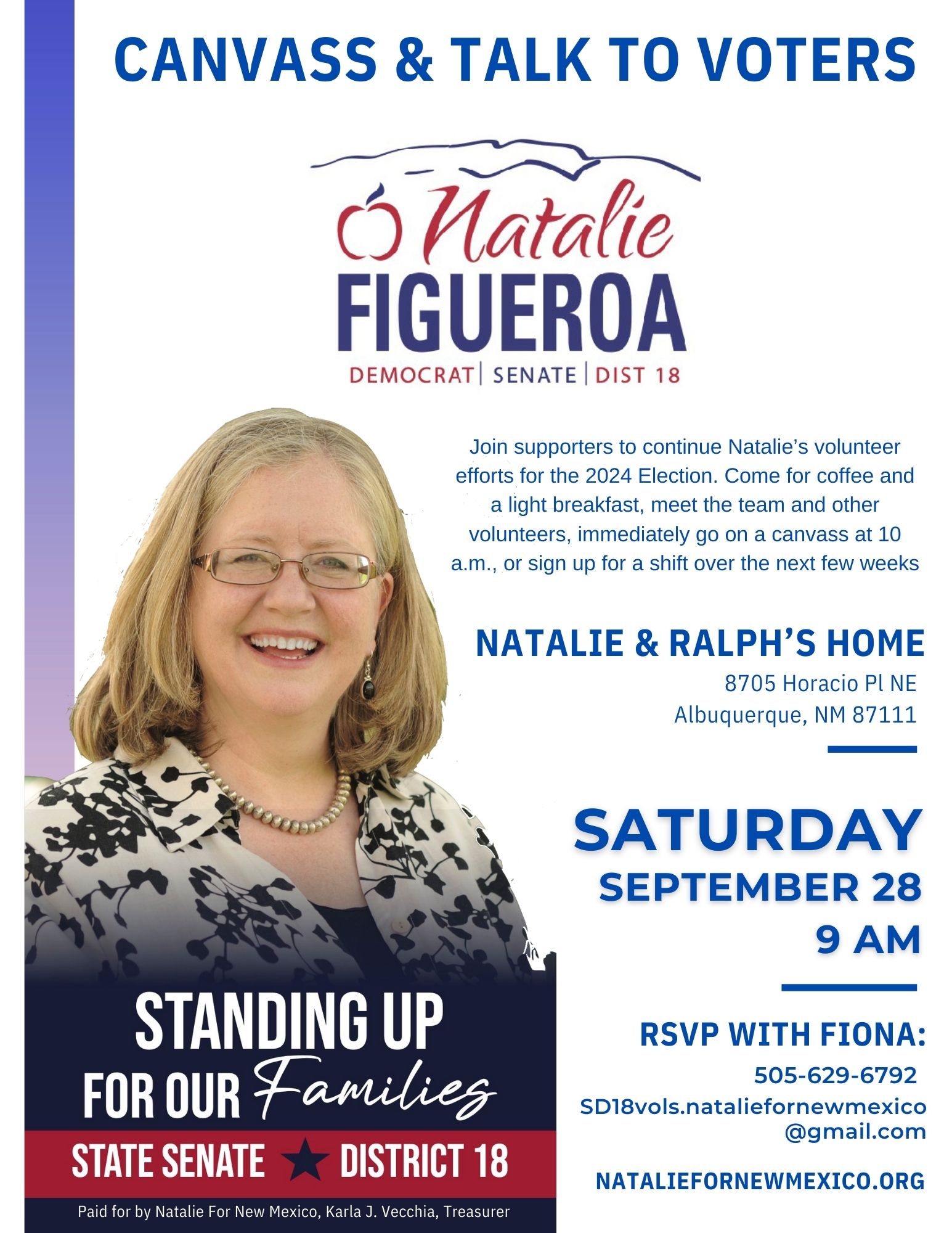 You are currently viewing Canvass with Natalie Figueroa for SD-18