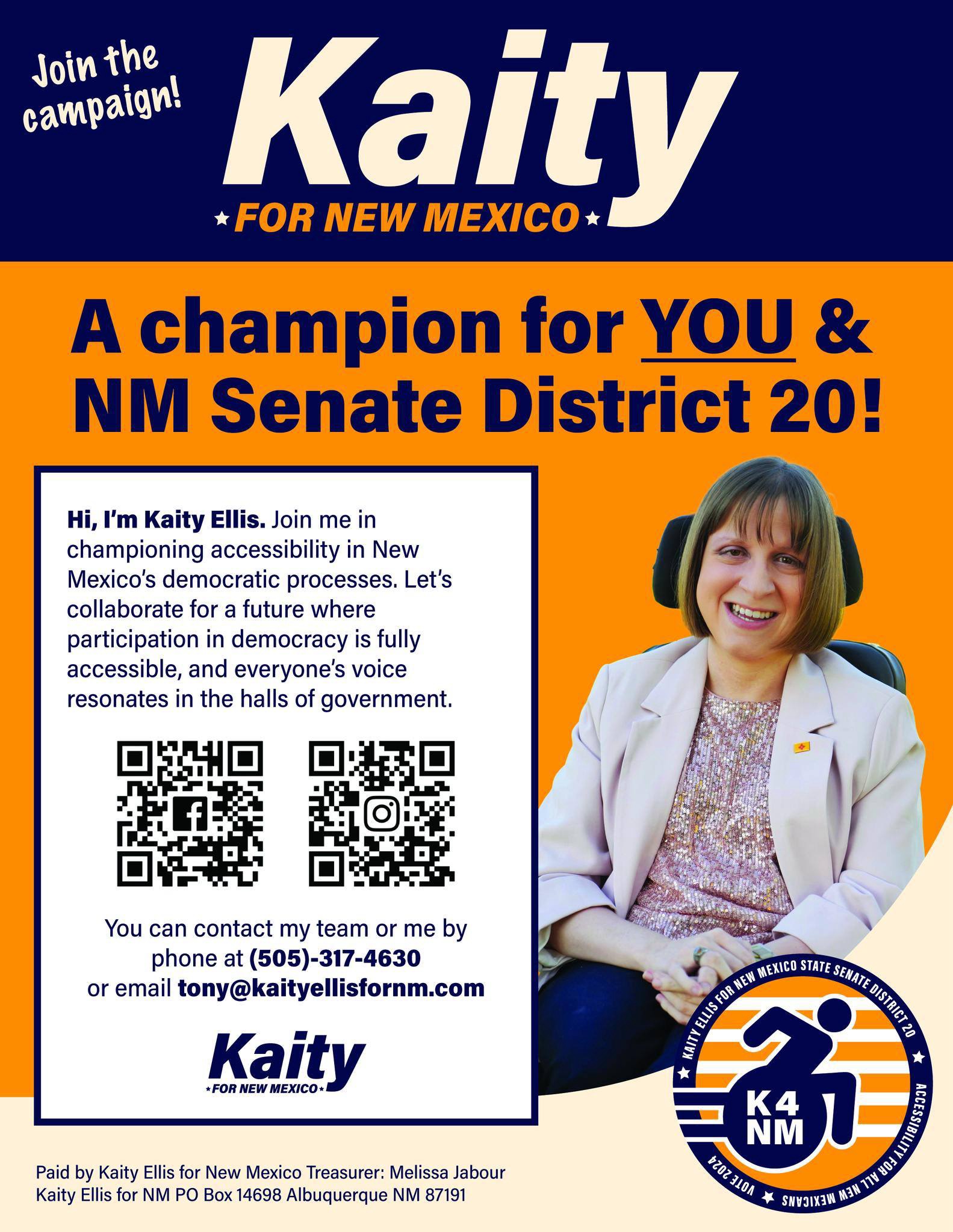 You are currently viewing Sign the nominating petition for Kaity Ellis!