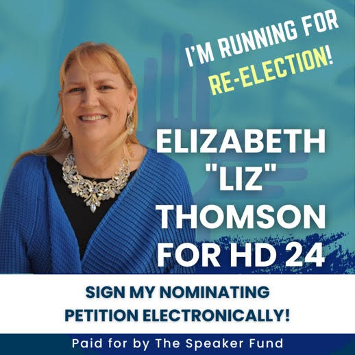 You are currently viewing Sign Rep. Liz Thomson’s Virtual Nominating Form!
